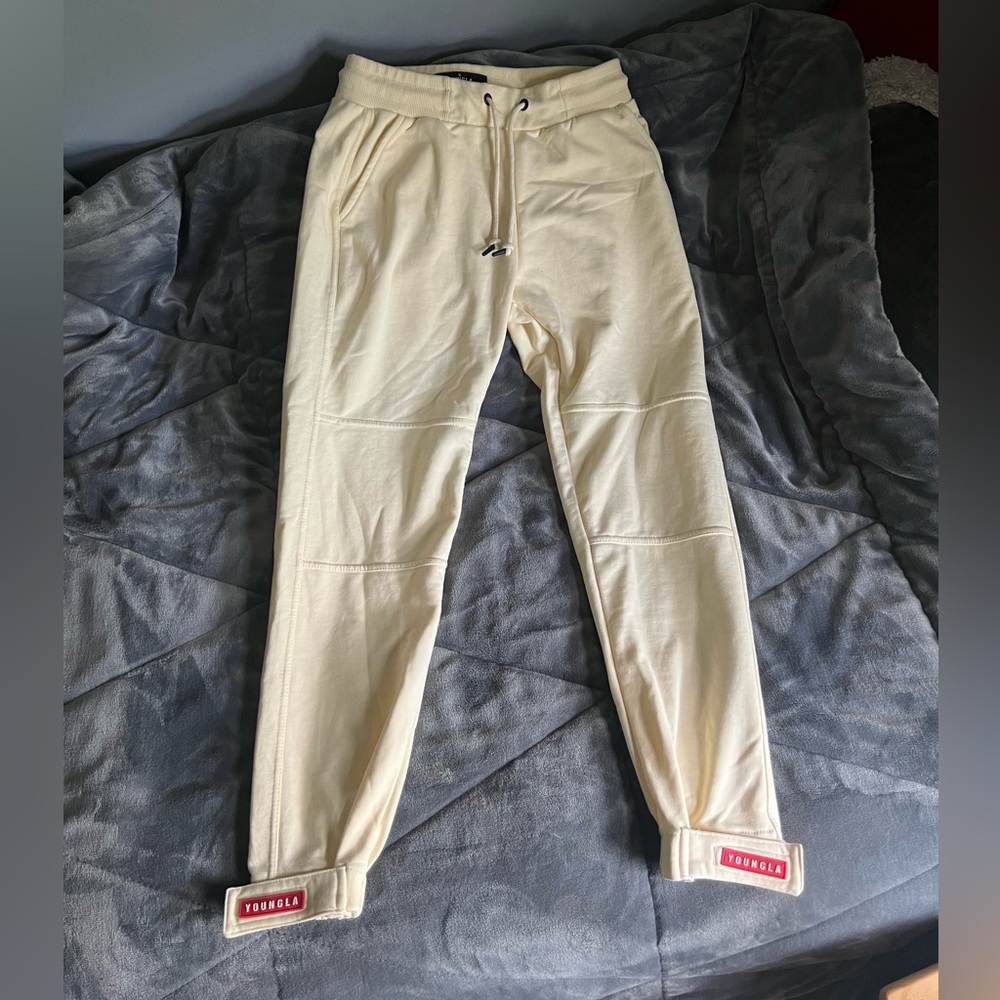 YoungLA Velcro Cuffed Sweats